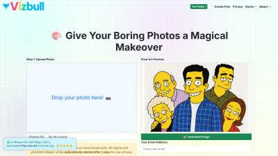 Vizbull - AI tool for Content Creation