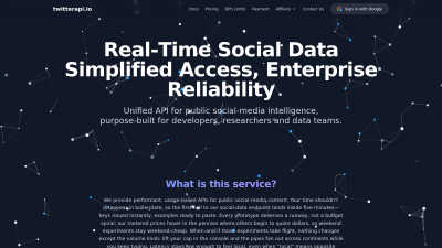 twitterapi.io - AI tool for Analytics & Data