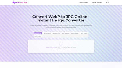 Fast & Free WebP to JPG Converter - AI tool for Design Tools