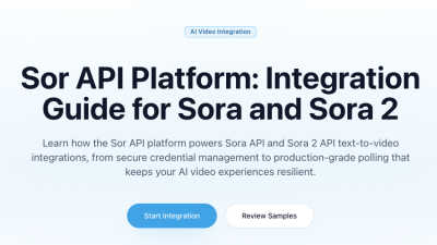 Sora API - AI tool for Video