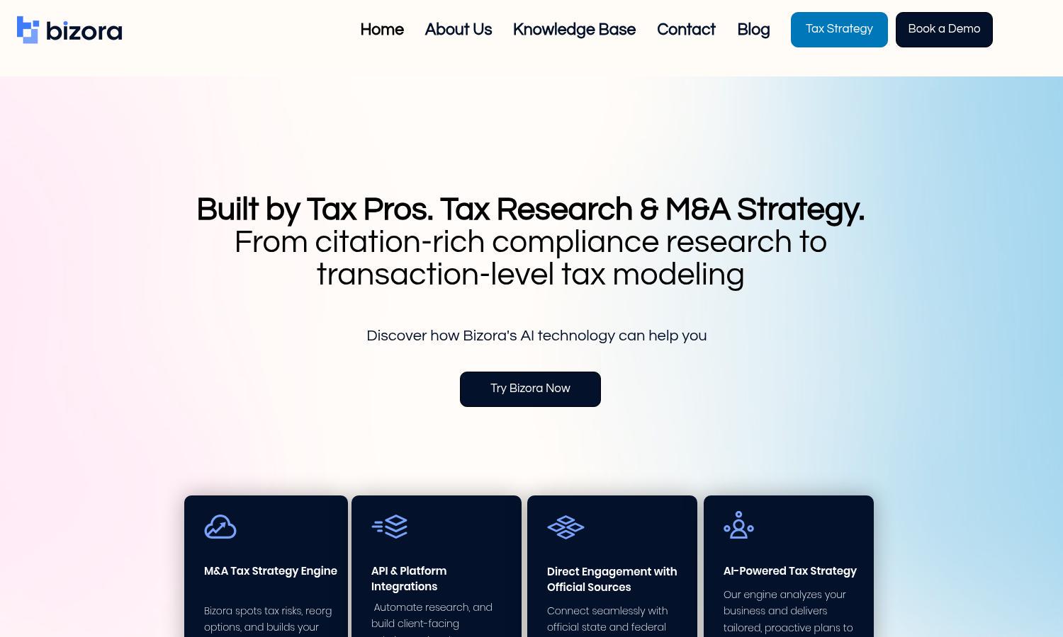 Bizora Website