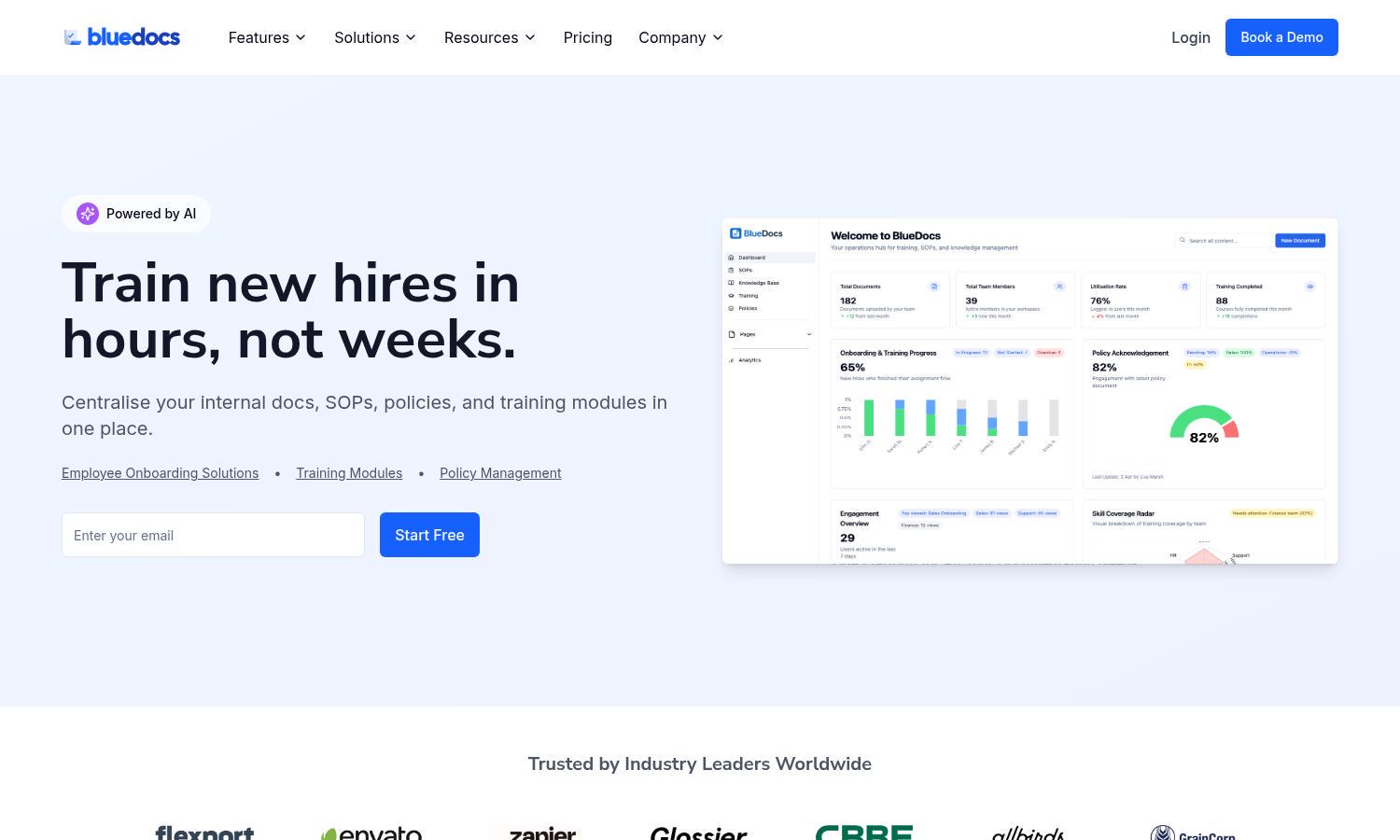 BlueDocs Website