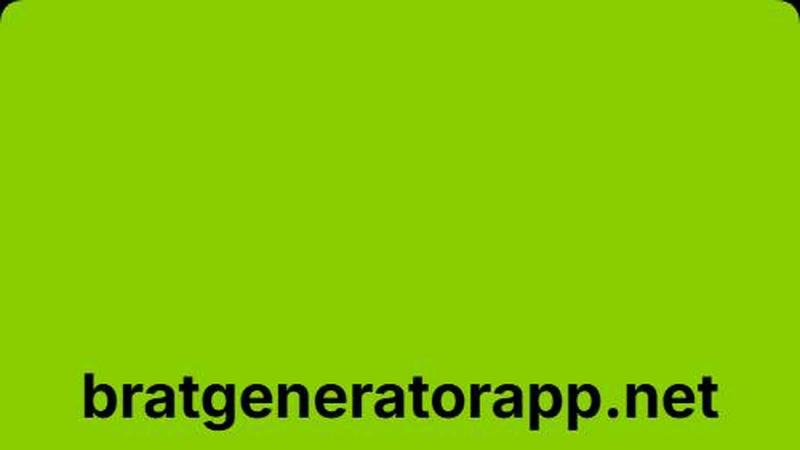 Brat Generator application interface and features