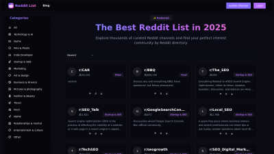 Reddit List - AI tool for Lifestyle & Entertainment