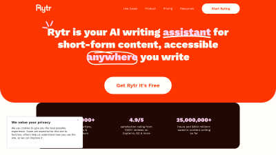 Rytr - AI tool for Blogging & Publishing