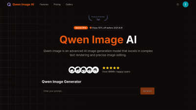 Qwen Image Generator - AI tool for Generative Art
