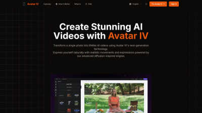 Avatar IV - AI tool for Avatars