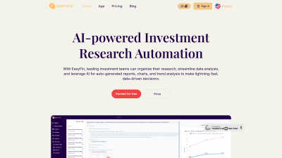EasyFin - AI tool for Business & Finance