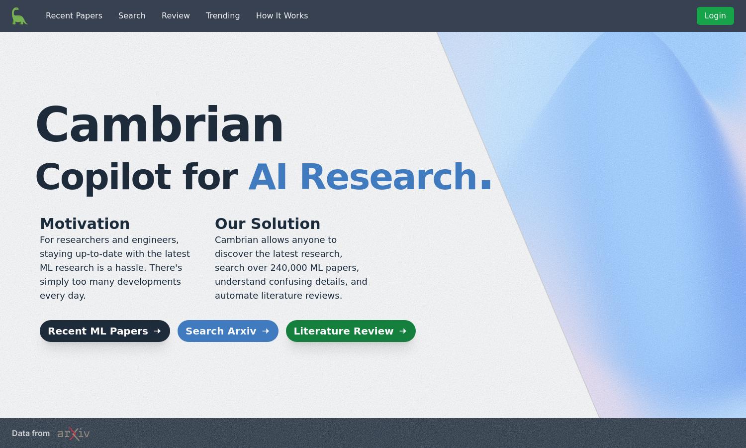 Cambrian Website