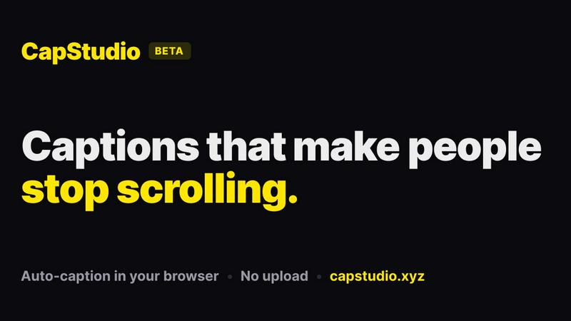 CapStudio screenshot