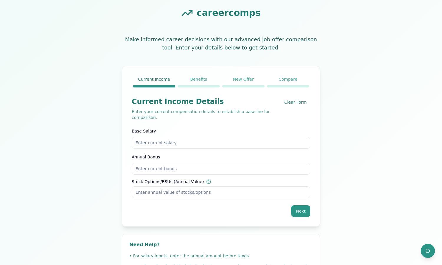 CareerComps Website