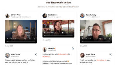 Shoutout - AI tool for Marketing