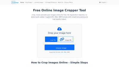 Crop Image - AI tool for Design Tools