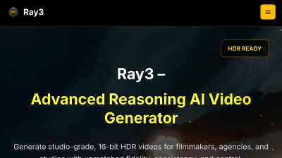 Ray3 AI VIDEO GENERATOR - AI tool for Video