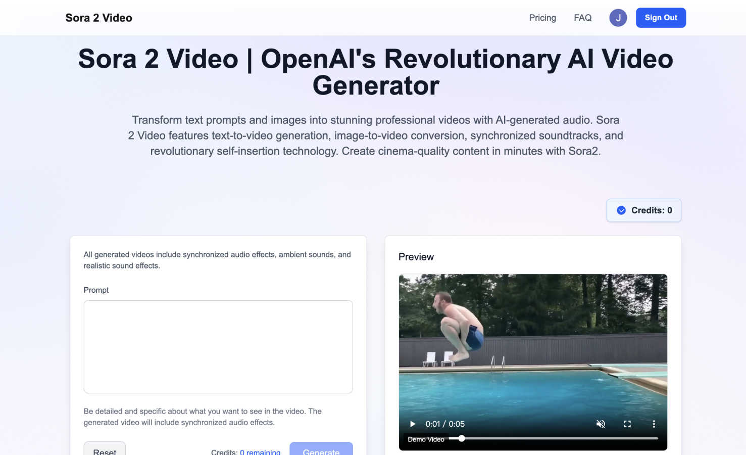 Sora 2 Video application interface and features