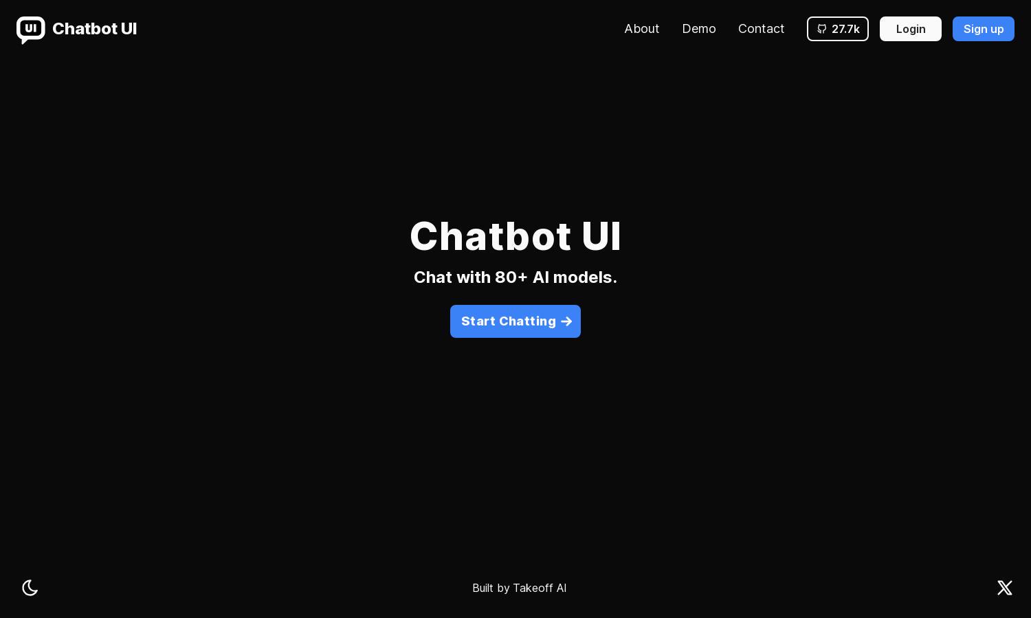 Chatbot UI Website