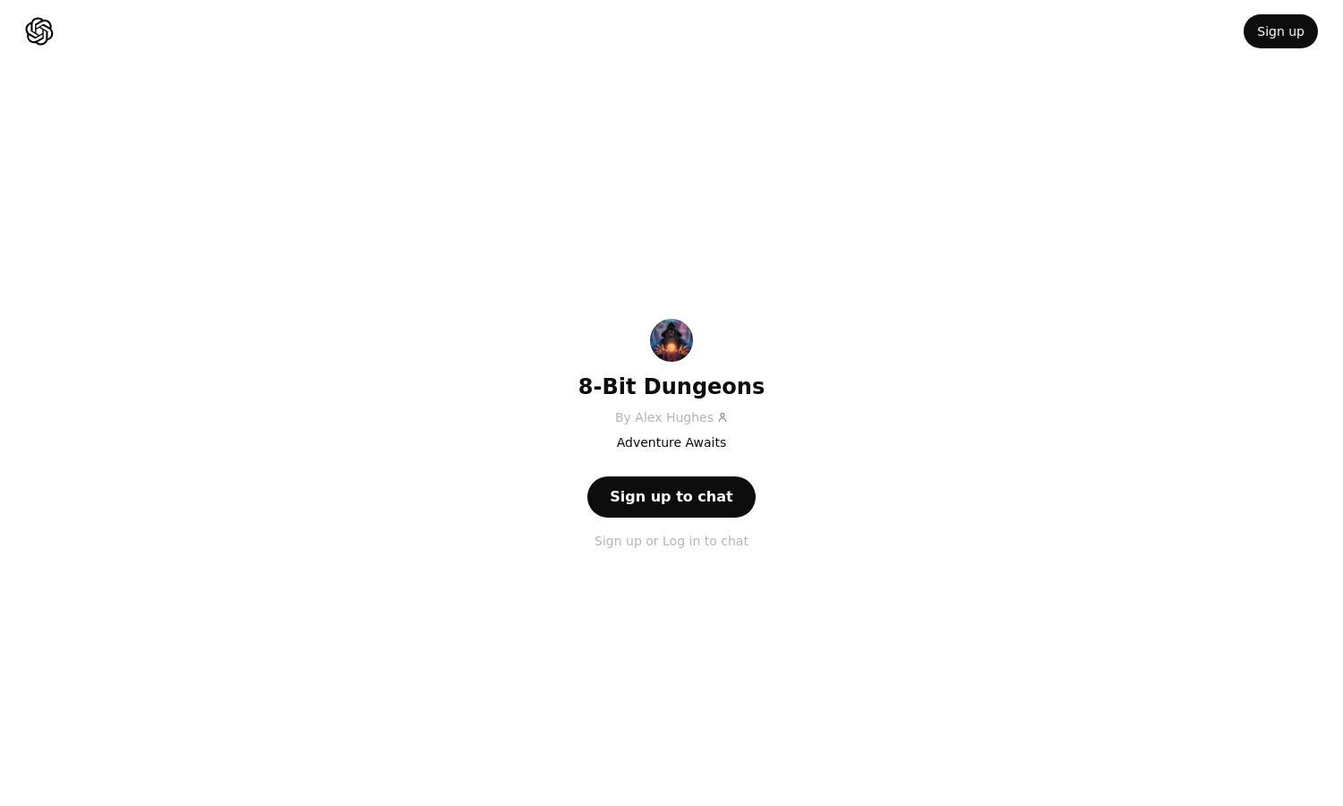 ChatGPT - 8-Bit Dungeons Website