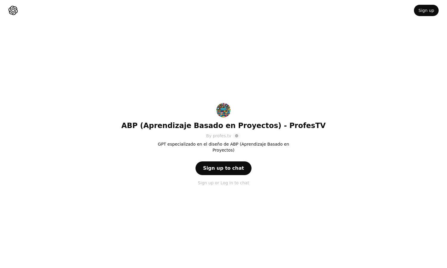 ChatGPT - ABP (Aprendizaje Basado en Proyectos) - ProfesTV Website