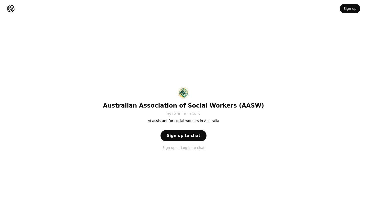 ChatGPT - Australian Association of Social Workers (AASW) Website