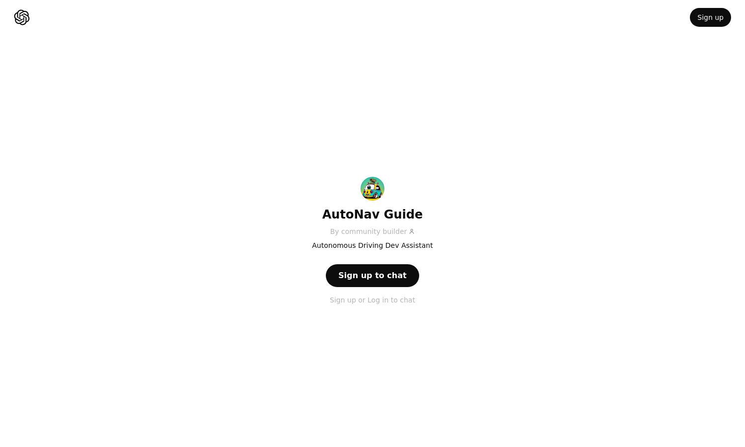 ChatGPT - AutoNav Guide Website