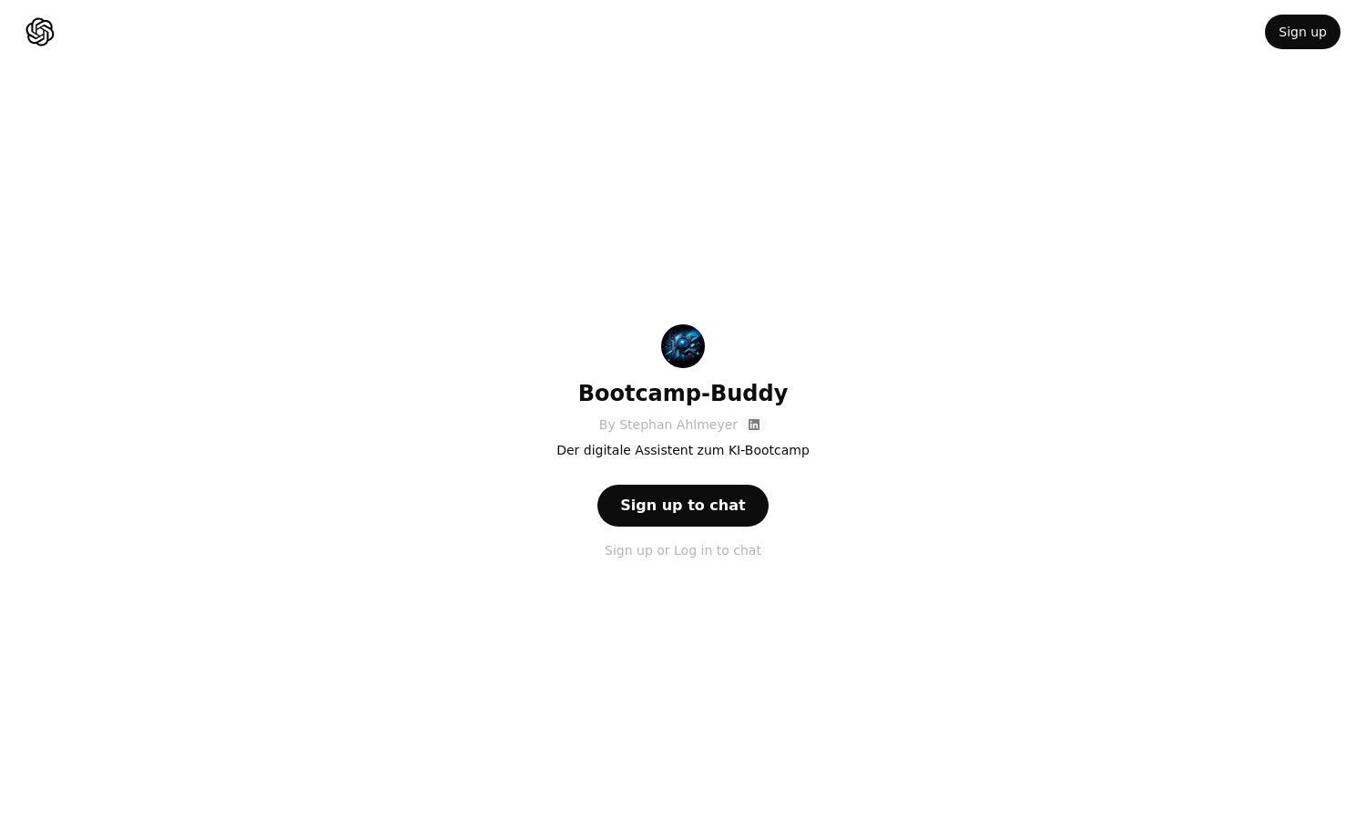 ChatGPT - Bootcamp-Buddy Website