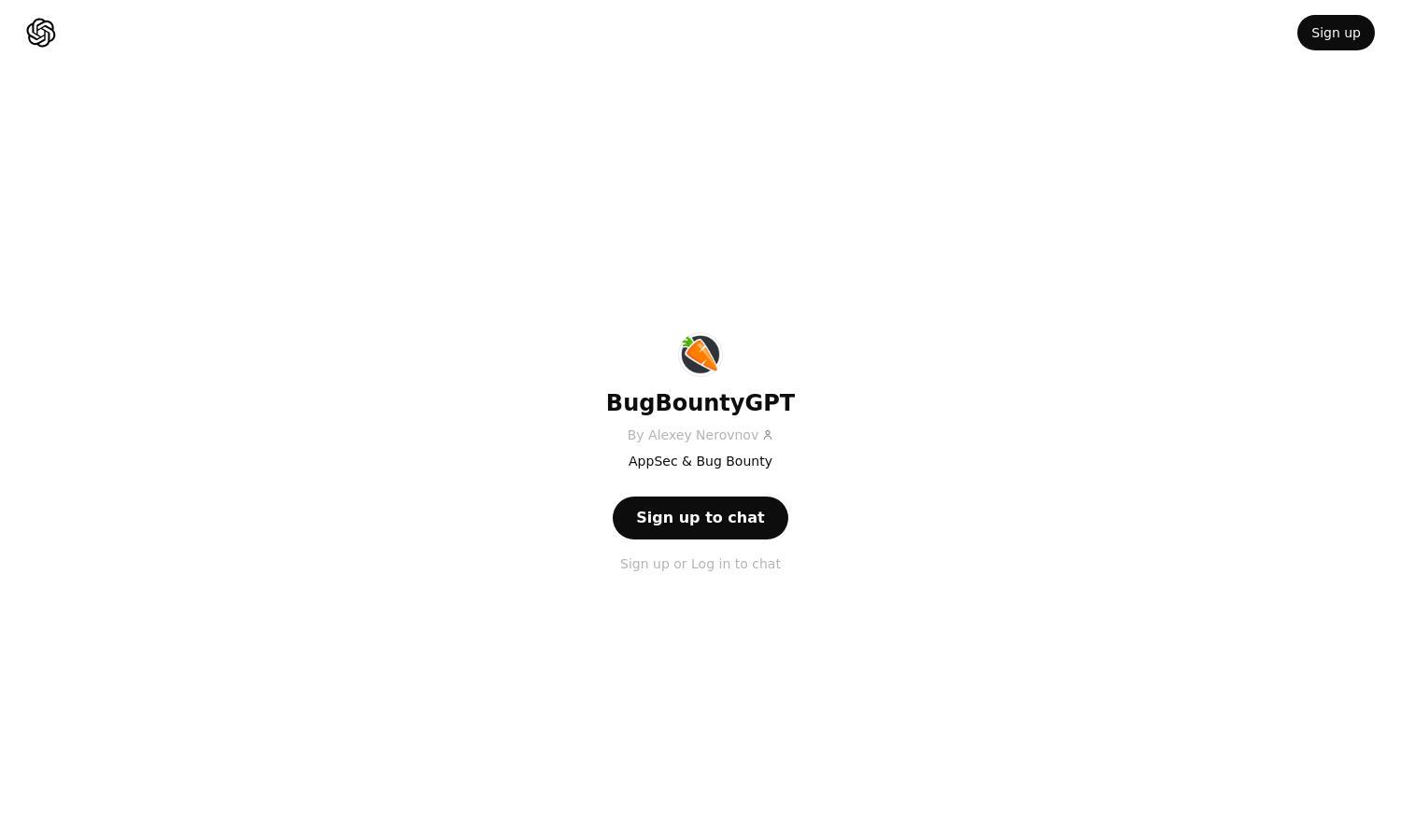 ChatGPT - BugBountyGPT Website