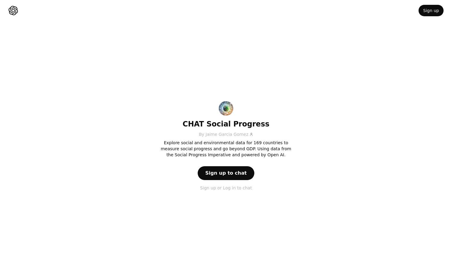 ChatGPT - CHAT Social Progress Website