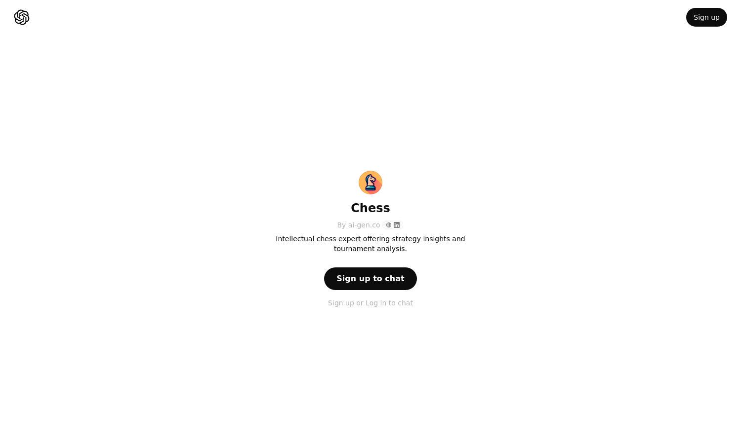 ChatGPT - Chess Website