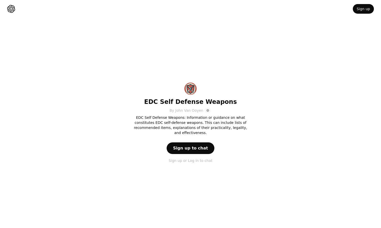 ChatGPT - EDC Self Defense Weapons Website