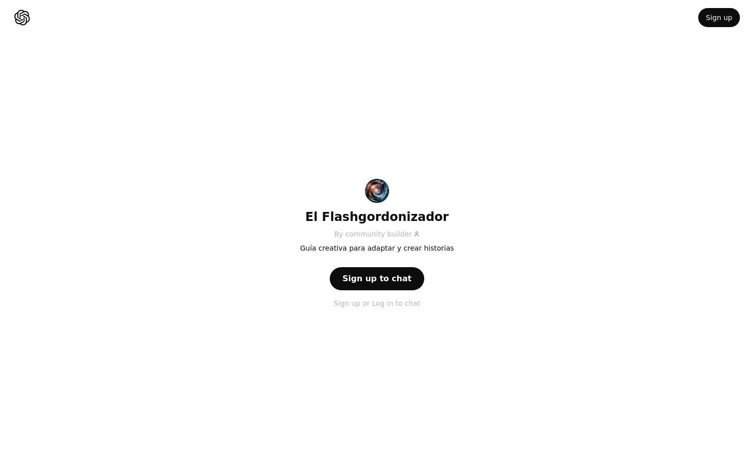 ChatGPT - El Flashgordonizador Website