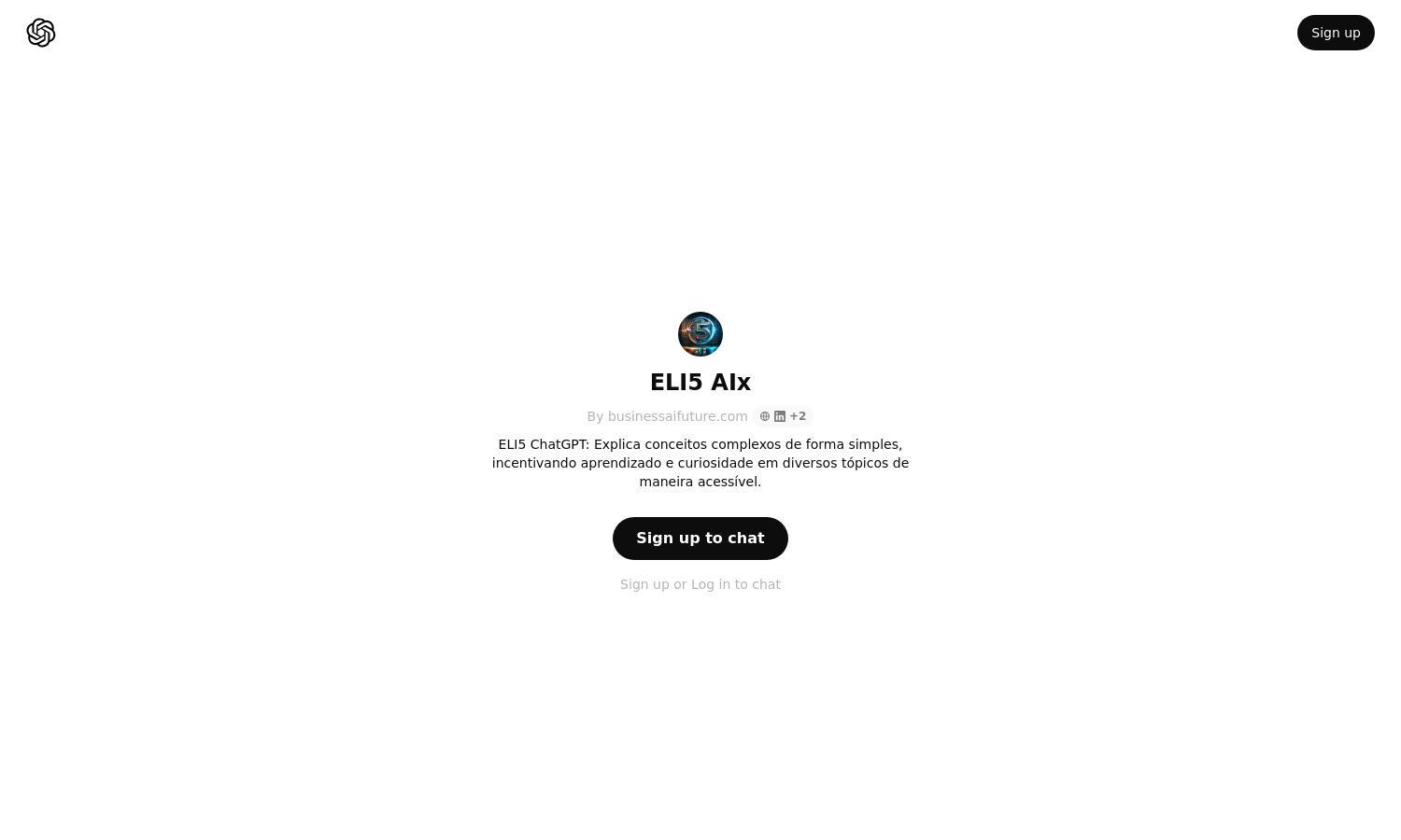 ChatGPT - ELI5 AIx Website