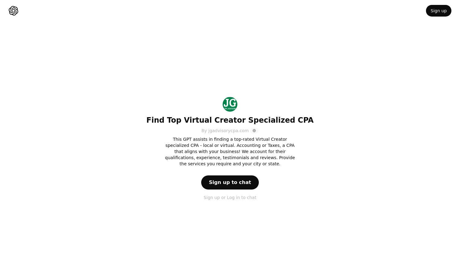 ChatGPT - Find Top Virtual Creator Specialized CPA Website