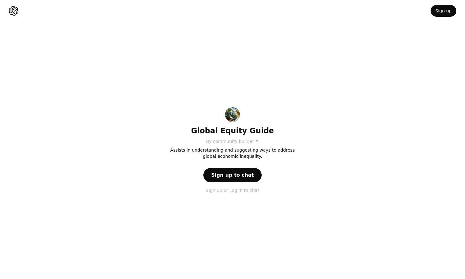 ChatGPT - Global Equity Guide Website