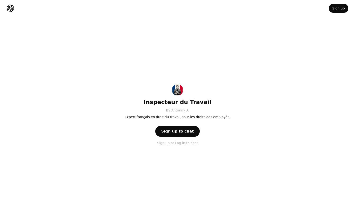 ChatGPT - Inspecteur du Travail Website