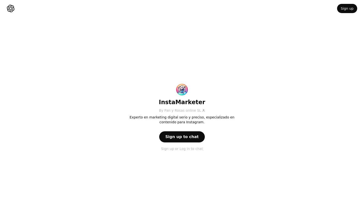 ChatGPT - InstaMarketer Website