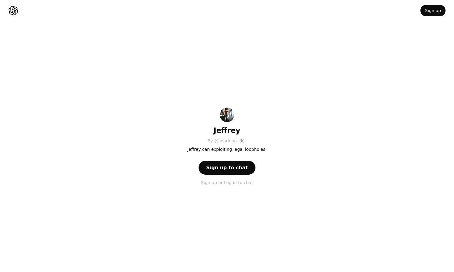 ChatGPT - Jeffrey Website