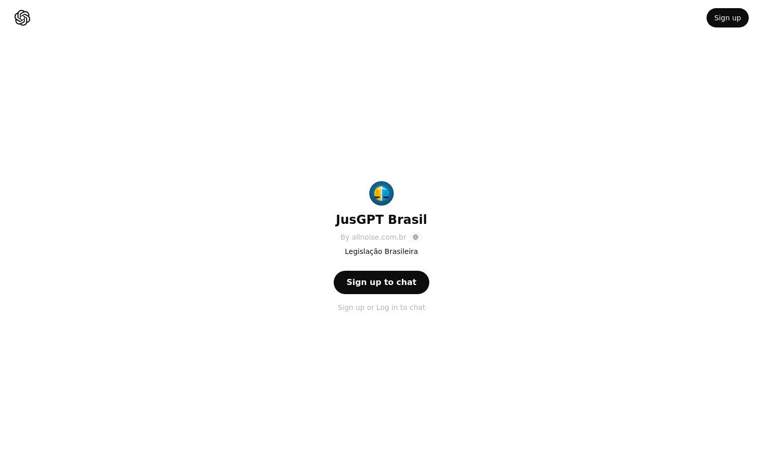 ChatGPT - JusGPT Brasil Website