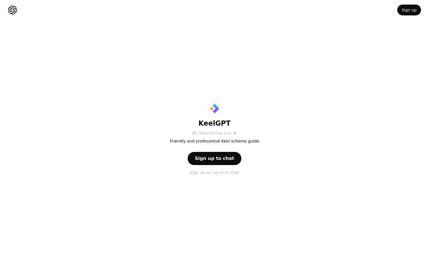 ChatGPT - KeelGPT Website