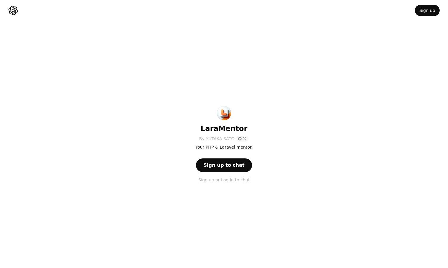 ChatGPT - LaraMentor Website