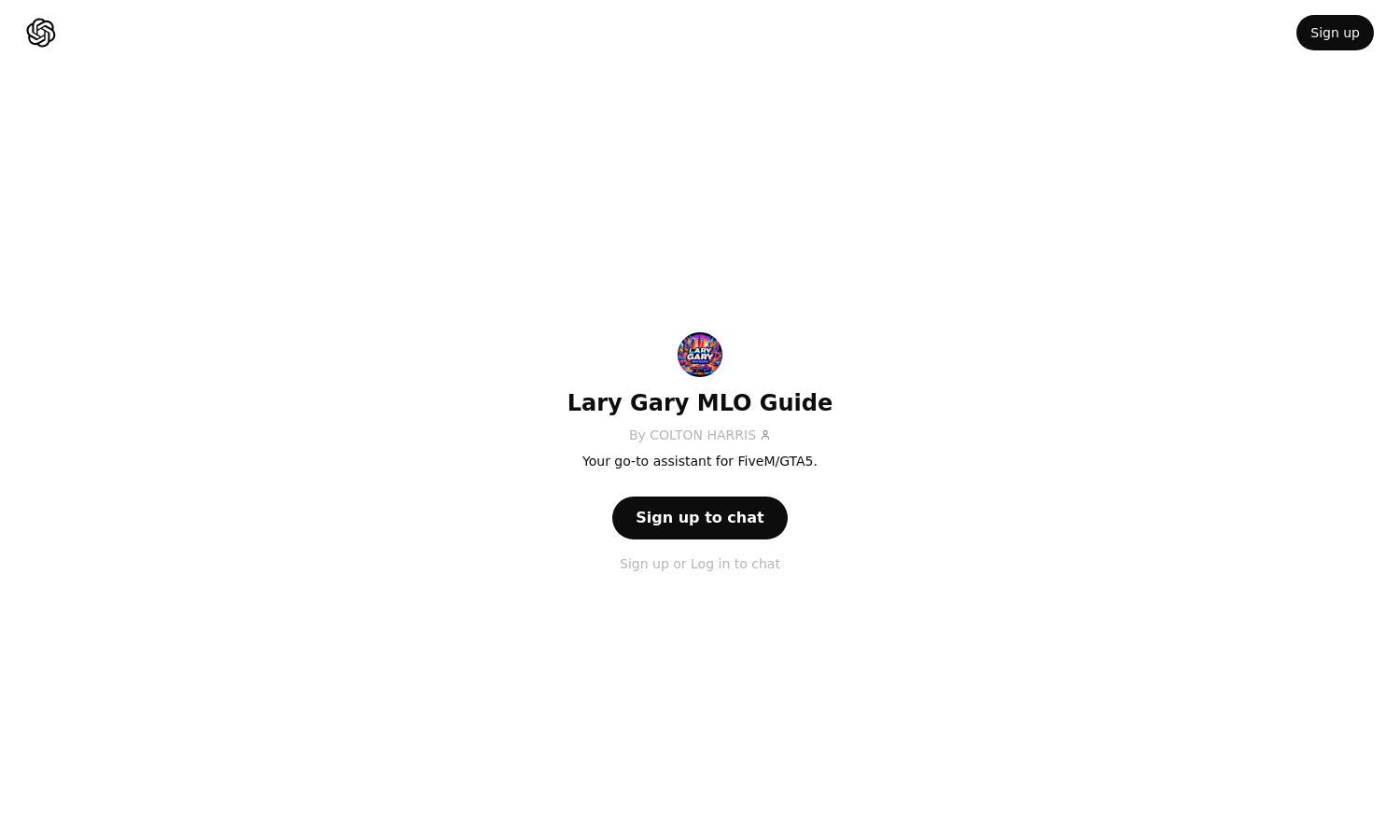 ChatGPT - Lary Gary MLO Guide Website