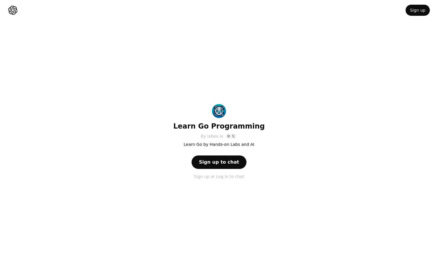 ChatGPT - Learn Go Programming Website