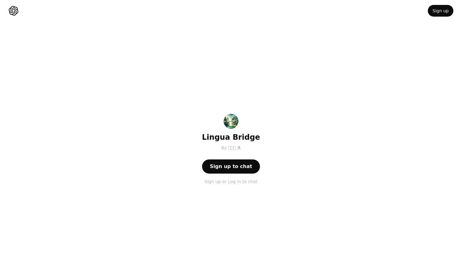 ChatGPT - Lingua Bridge Website