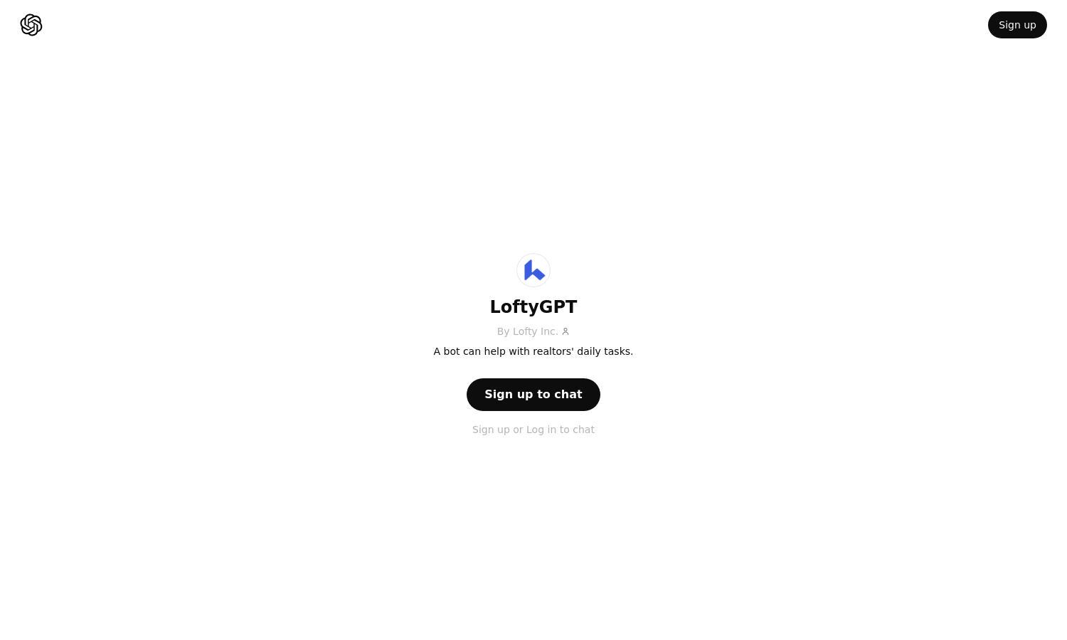 ChatGPT - LoftyGPT Website