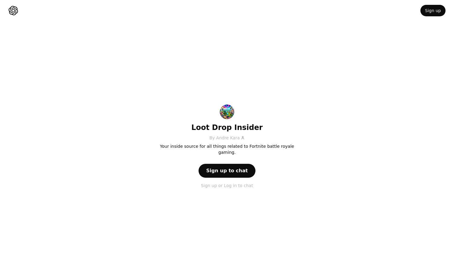 ChatGPT - Loot Drop Insider Website