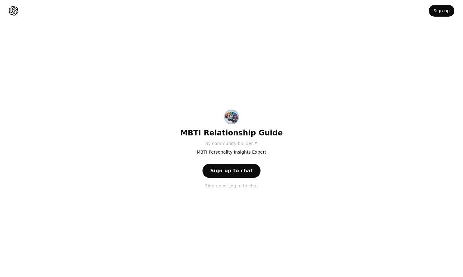 ChatGPT - MBTI Relationship Guide Website