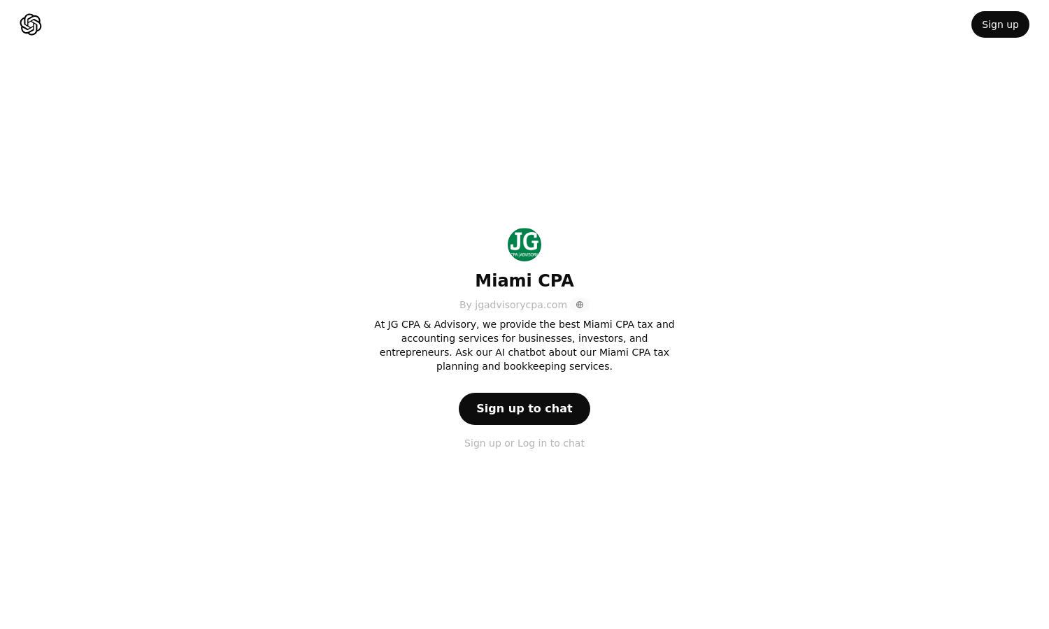 ChatGPT - Miami CPA Website