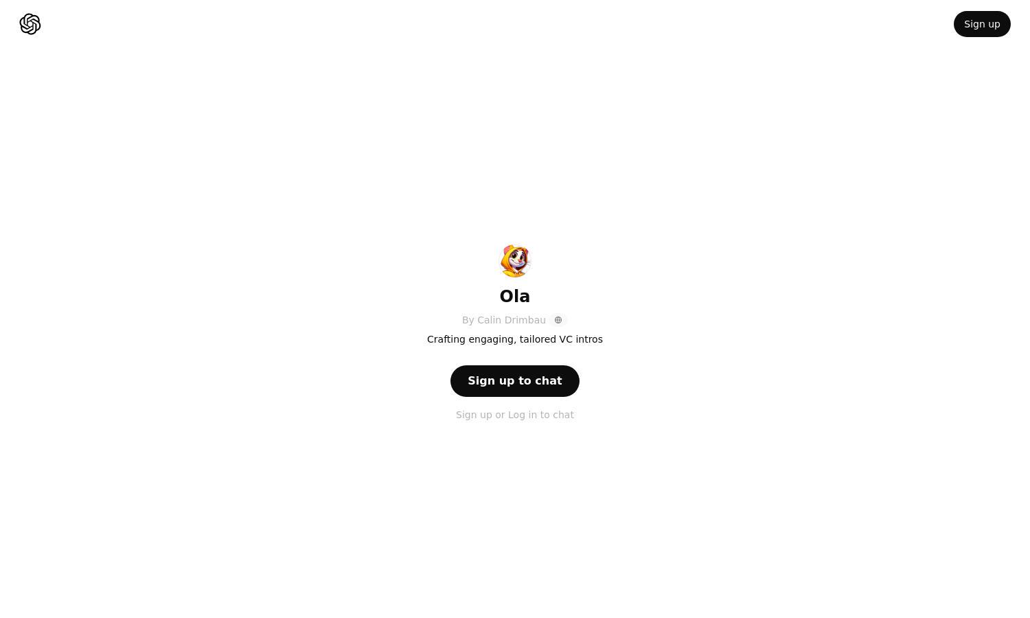 ChatGPT - Ola Website