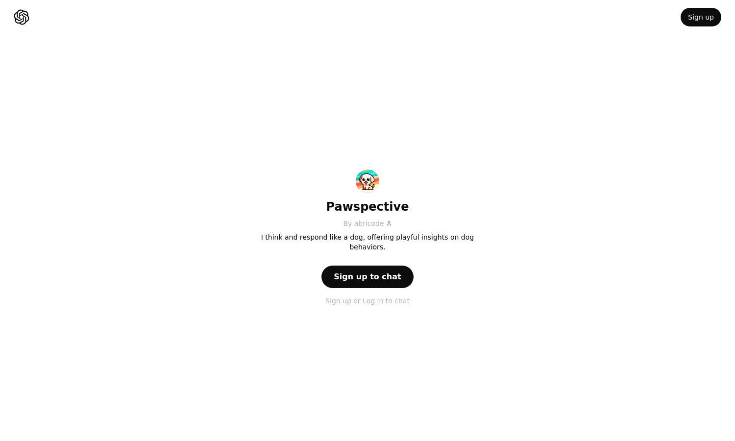 ChatGPT - Pawspective Website