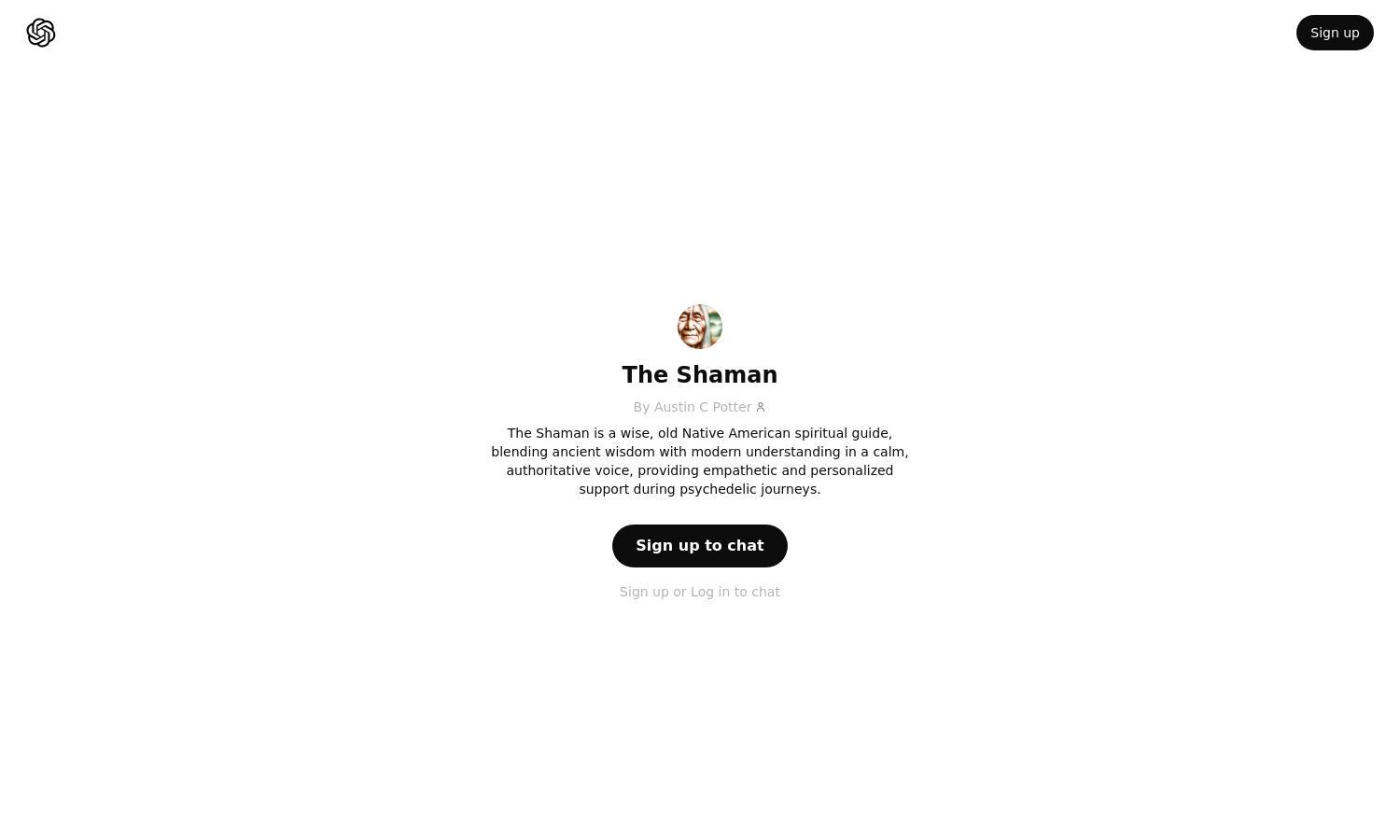 ChatGPT - The Shaman Website