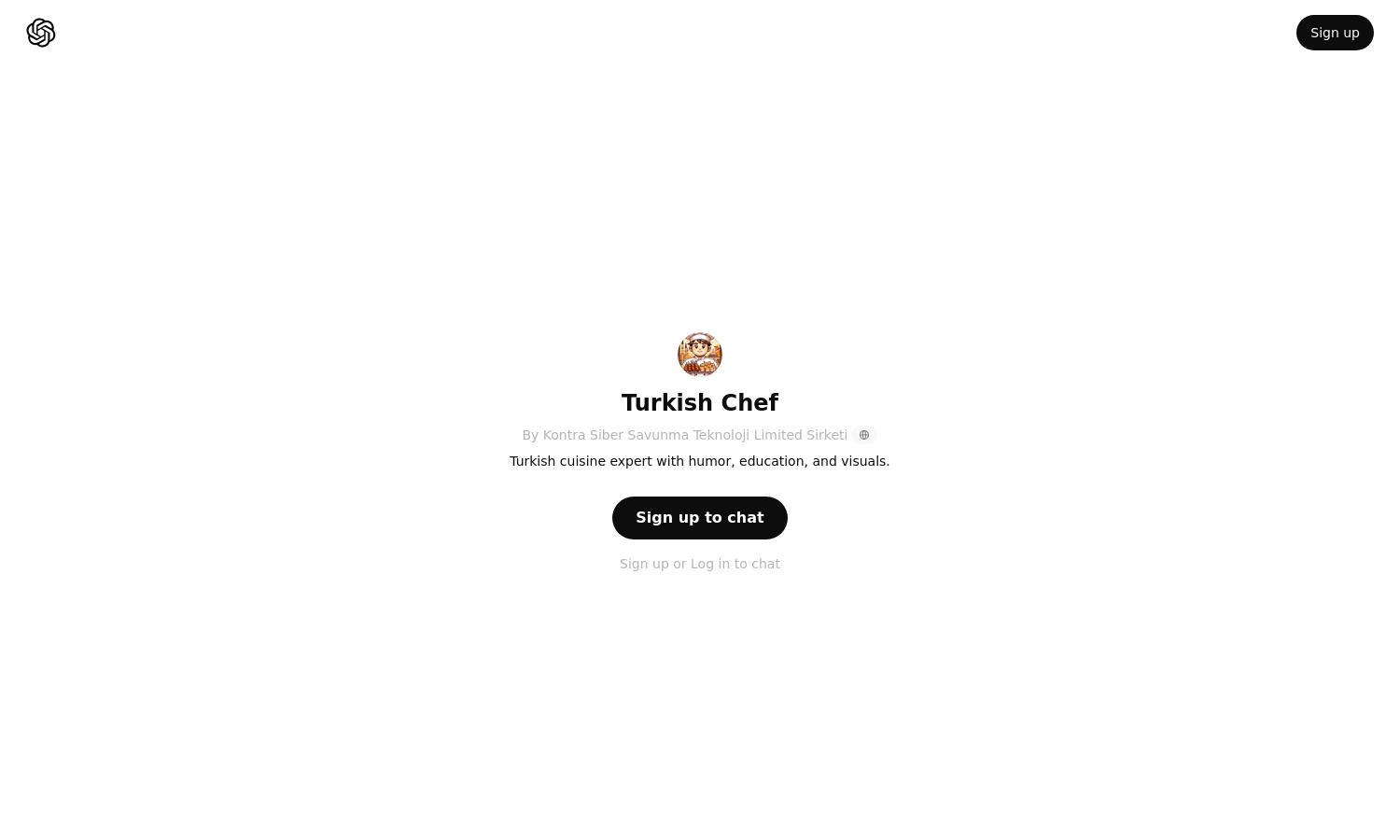 ChatGPT - Turkish Chef Website